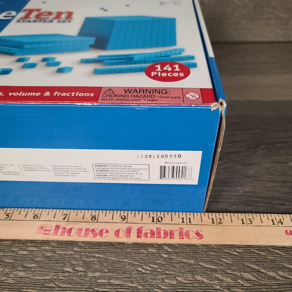 161-Piece Interlocking Base Ten Starter Set for Engaging Early Math Learning - Picture 12 of 14